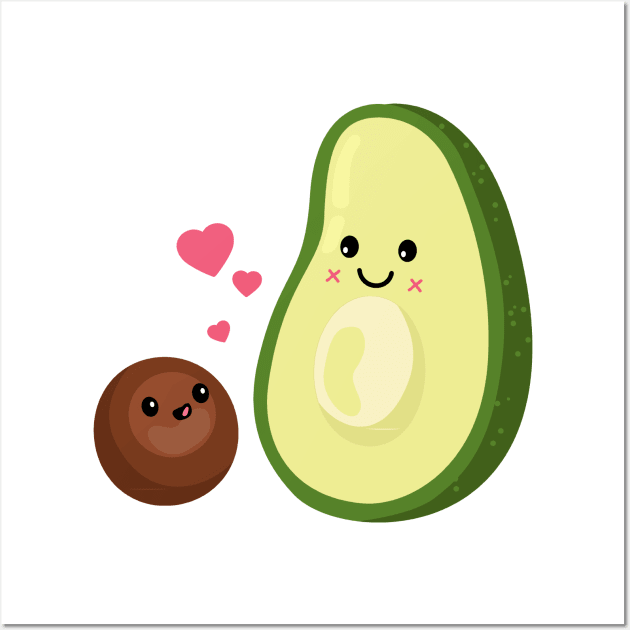 You complete me T Shirt- Avocado Couple-Valentines Day Gift Wall Art by CheesyB